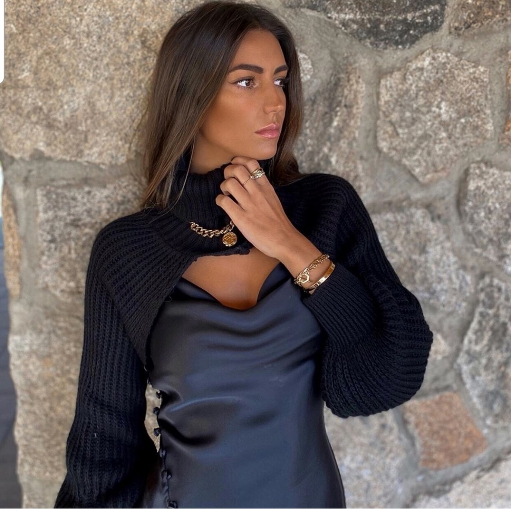 Zara turtleneck  sleeves top - Picture 4 of 16